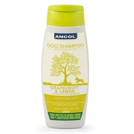 Ancol - Dog Shampoo With Essential Oils - Grapefruit & Lemon - 200ml