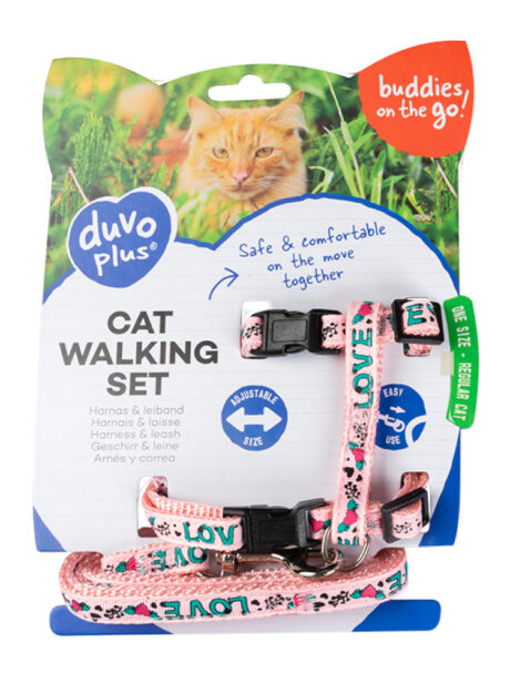 Duvo Plus - Cat Walking Set “Love Edition"
