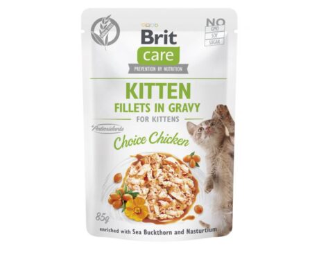 Brit Care - Cat Wet Food with Enriched with Sea Buckthorn and Nasturtium in Seven (7) Flavours 85g