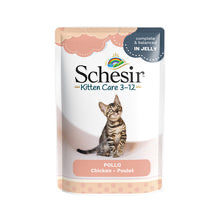Schesir - Cat Wet Food Kitten Care 3-12 Chicken flavour 85g